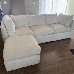 Sofa with ottoman (Value City Furniture)