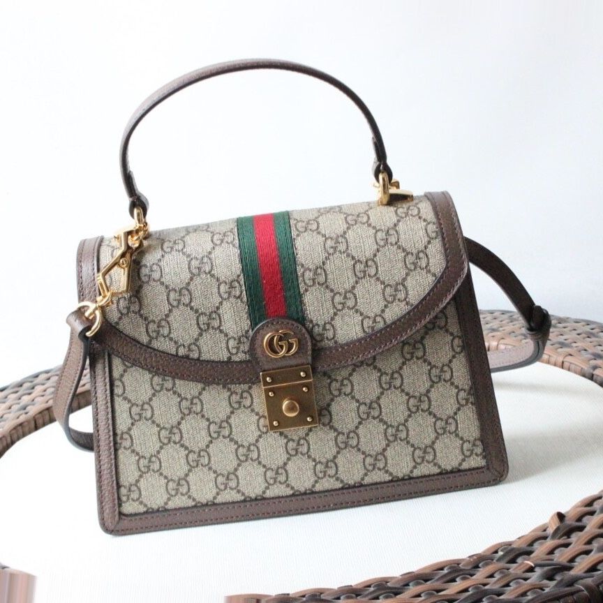 Gucci Small Ophidia Web top-handle Bag - Farfetch