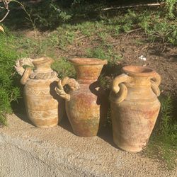 Terracota handmade Vases 
