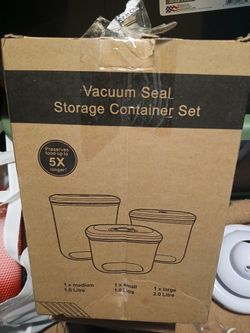 Storage Container Set Of 3..