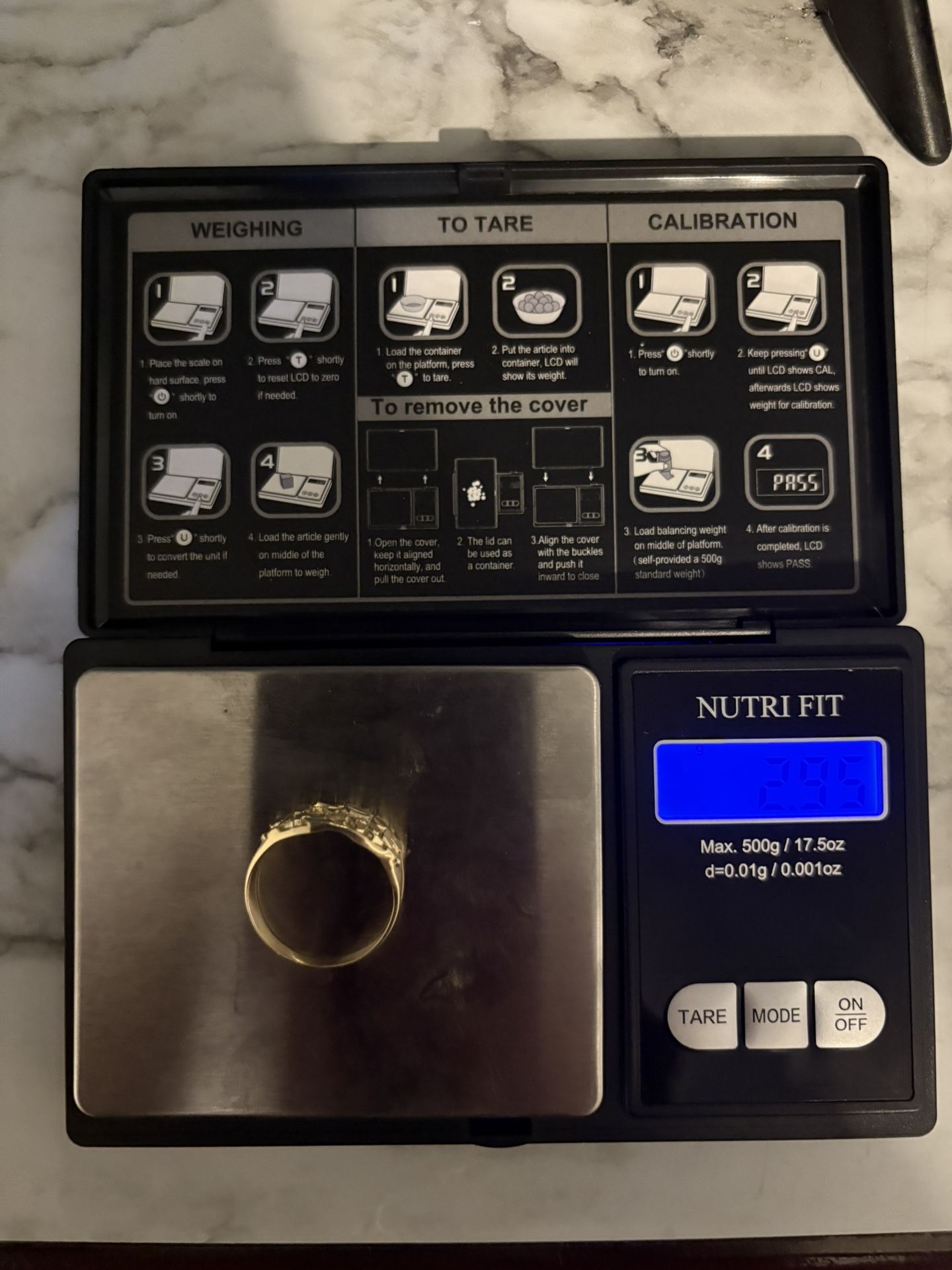 Gold Nugget Ring  14kt
