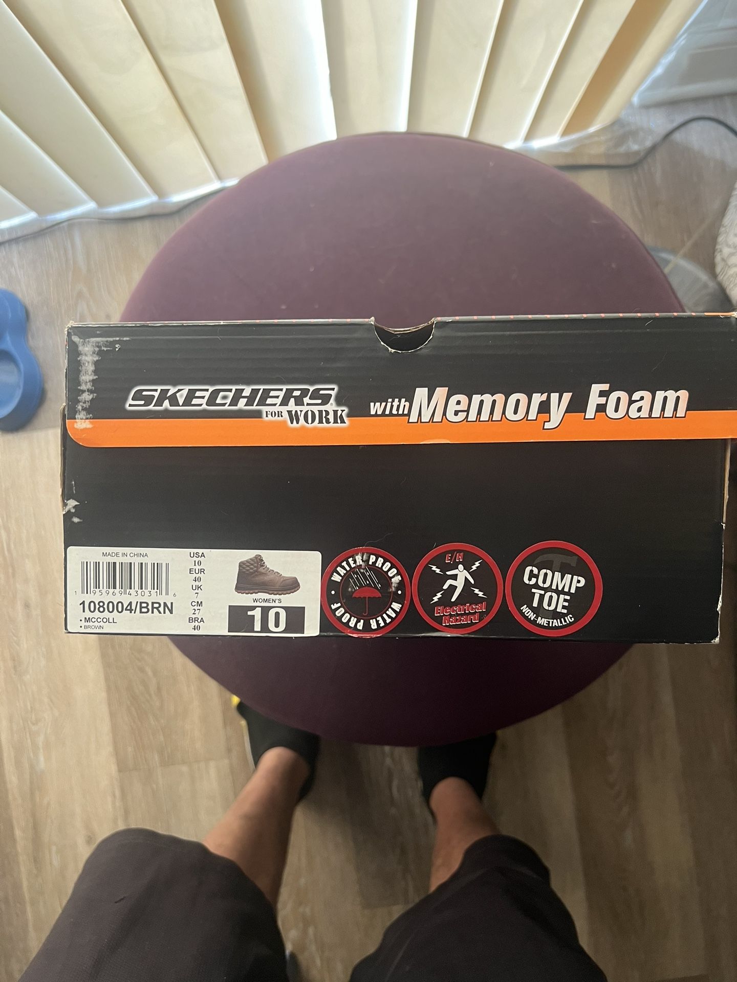 Brand New Skechers Steel Toe Work Boots