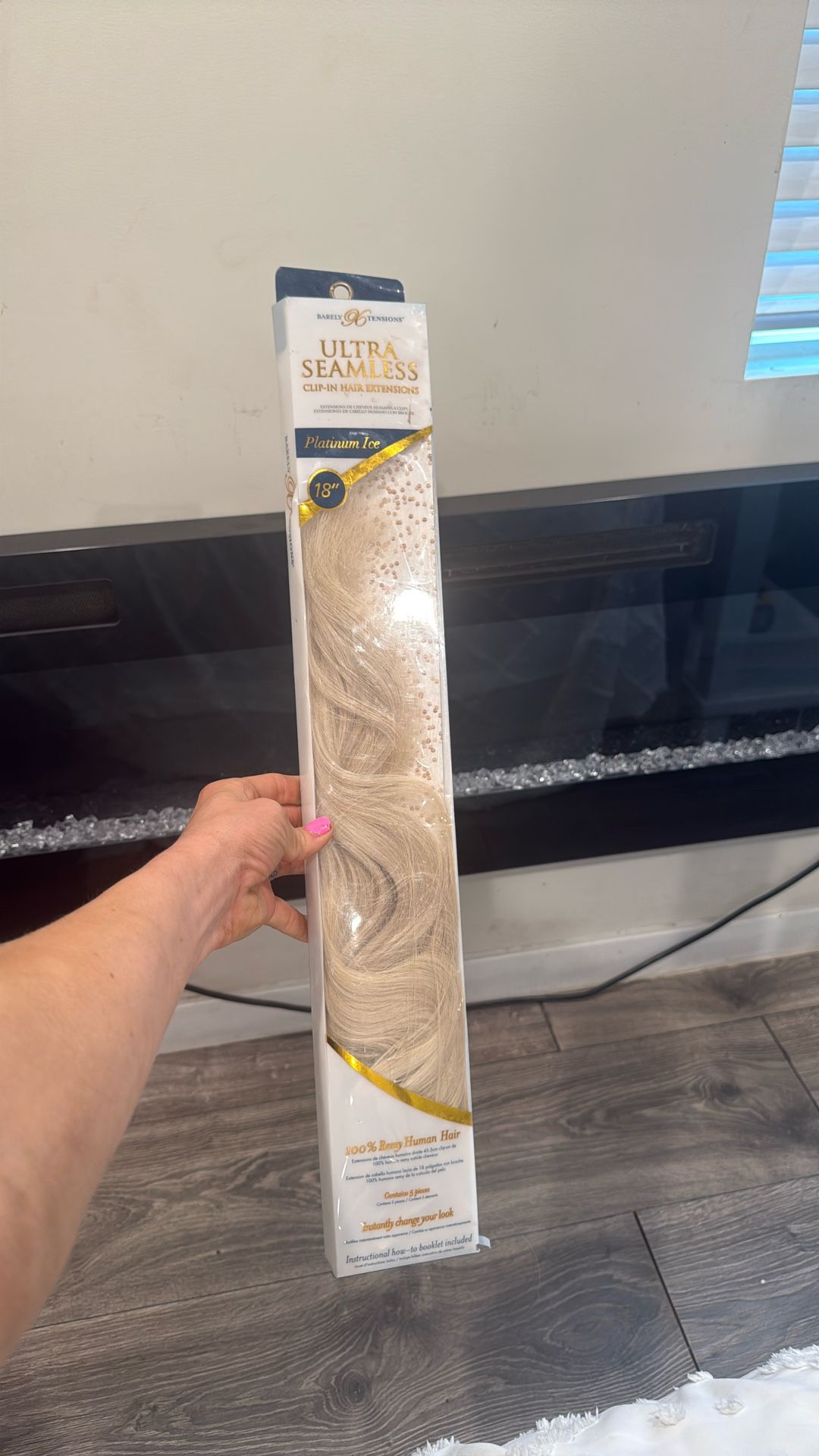 Platinum Ice Clip In Hair Extentions