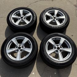OEM 17” Ford Mustang Wheels & Tires – Like New
