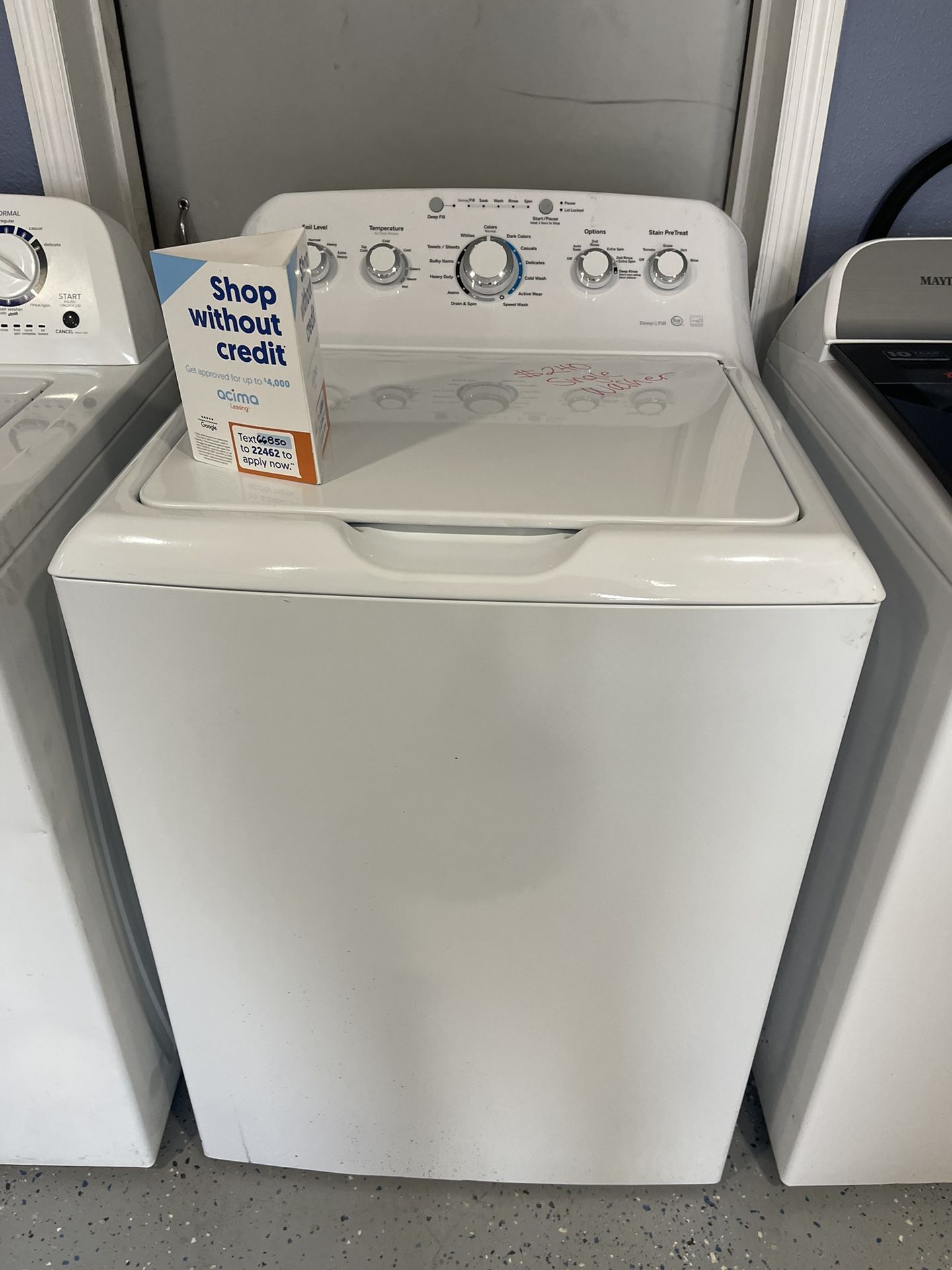 GE Washer $240 / 60 Day Warranty