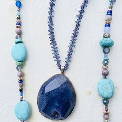 Amethyst And Turquoise Necklaces