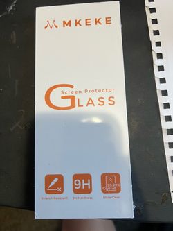 Mkeke Screen Protector for iPhone 16 Pro Max Tempered Glass [9H+ Hardness]