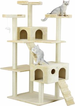 Large Multi-Level Cat Tree Tower