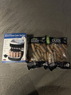 Electronic Coin Sorter and Coin Rolls