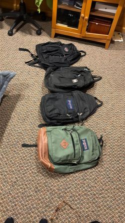 4 backpacks
