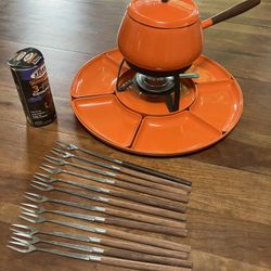 Vintage Fondue Set