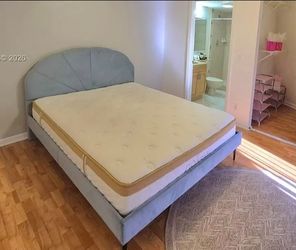 Queen bed with mattress