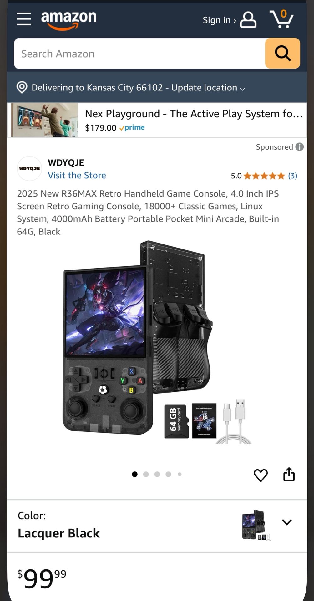 2025 New R36MAX Retro Handheld Game Cosole