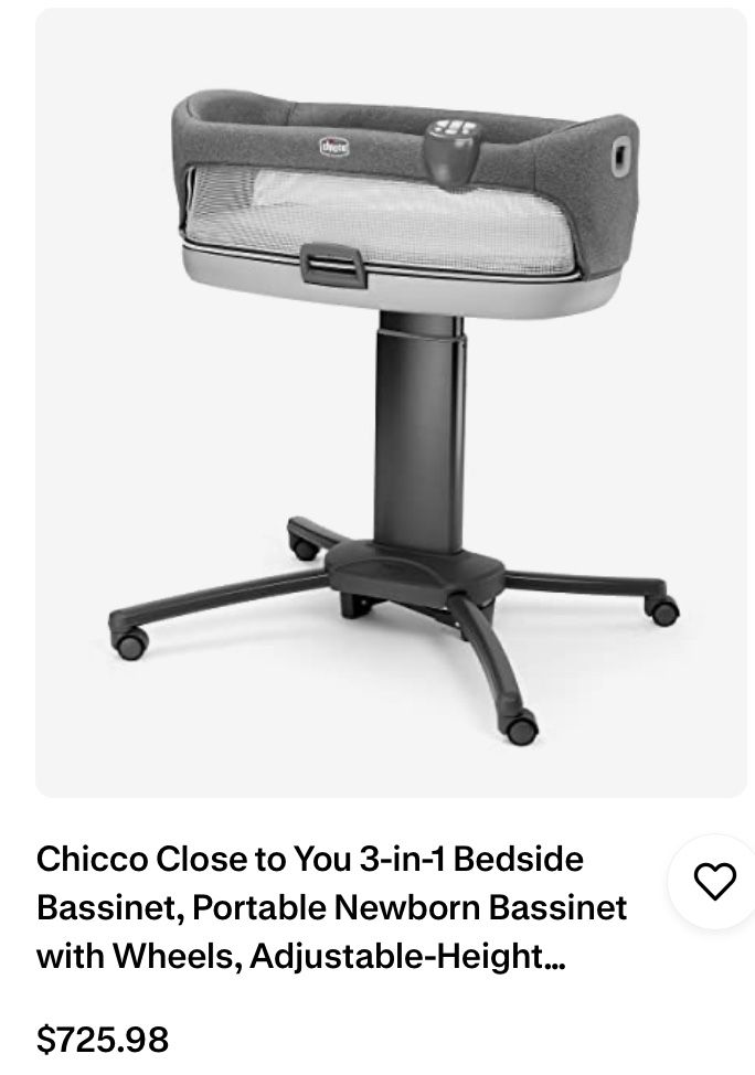 3 In 1 Chicco Bedside Bassinet 