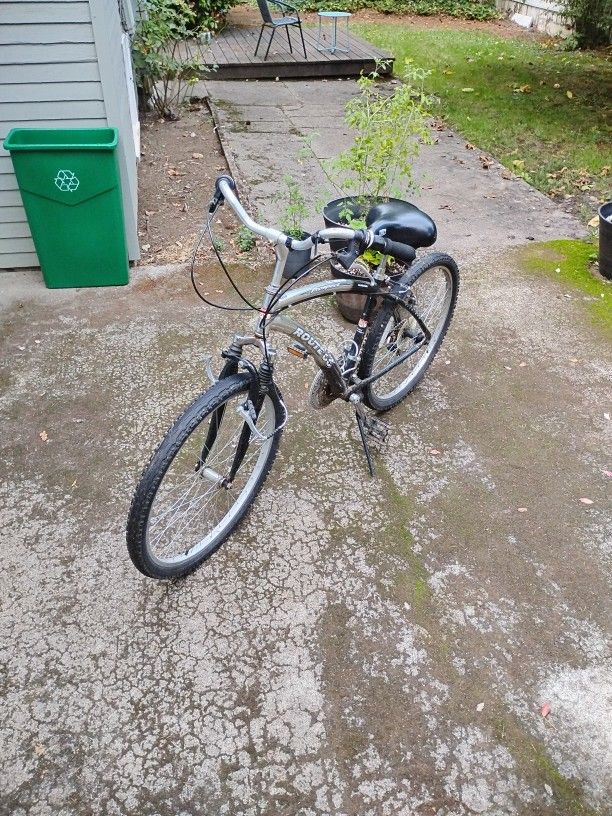 Prospect Route 66 Bicycle, Black And Silver. adult