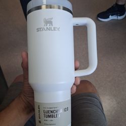 White Stanley 40 oz Tumbler