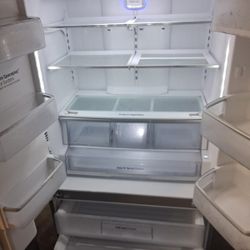 LG 36" 3 Doors Counter Depth Refrigerator Ice Maker&Water Perfect Work Warranty Stainless Steel LG 