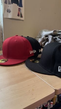 Blank New Era Fitted Hats
