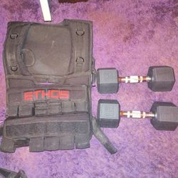 60 Lb Vest And 15 Lb Weights