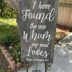 Wooden Sign