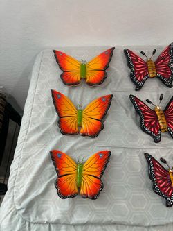 Juego de Mariposas 3 piezas Talavera de Hidalgo