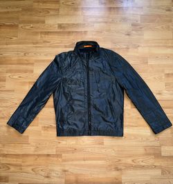 Tallia Men’s Size S Casual Black Full Zipped Pocketed