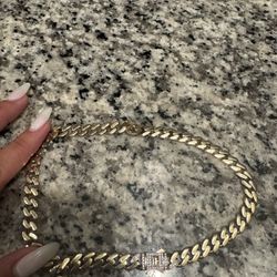Gold Miami Cuban Link Chain Necklace