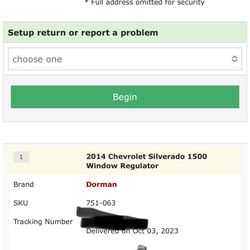 Chevy Silverado Window Regulator With Motor 