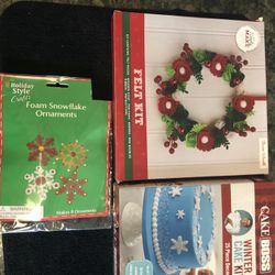 Three Christmas Craft Kits