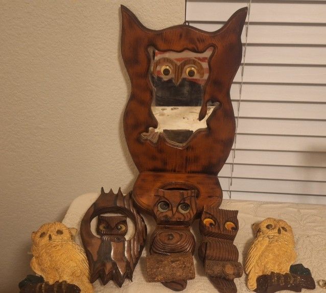 Beautiful 1970s Owl Collection