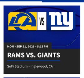 Rams vs Giants