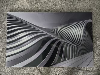 Abstract Glass Artwork