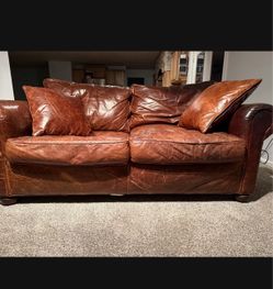 Restoration hardware - ORIGINAL LANCASTER LEATHER SOFA