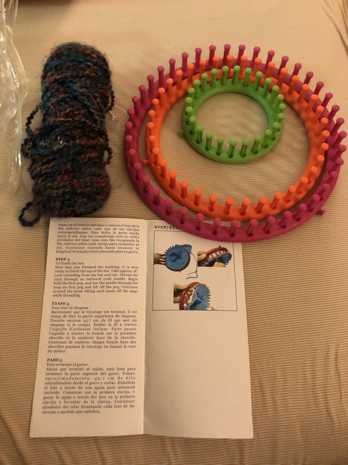 Easy knitting loom set $5