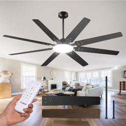 AMICO 72 inch Ceiling Fans with Lights - NEW