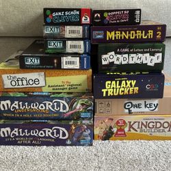 Assorted board games!