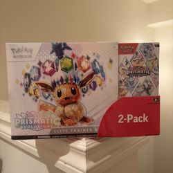 Pokemon Prismatic Evolution ETB And Booster Box 