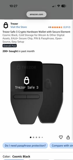 Trezor Safe 3 - Crypto
