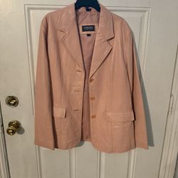 Leather jacket Blazer