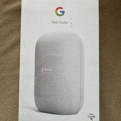 Google - Nest Audio - Smart Speaker - Chalk 