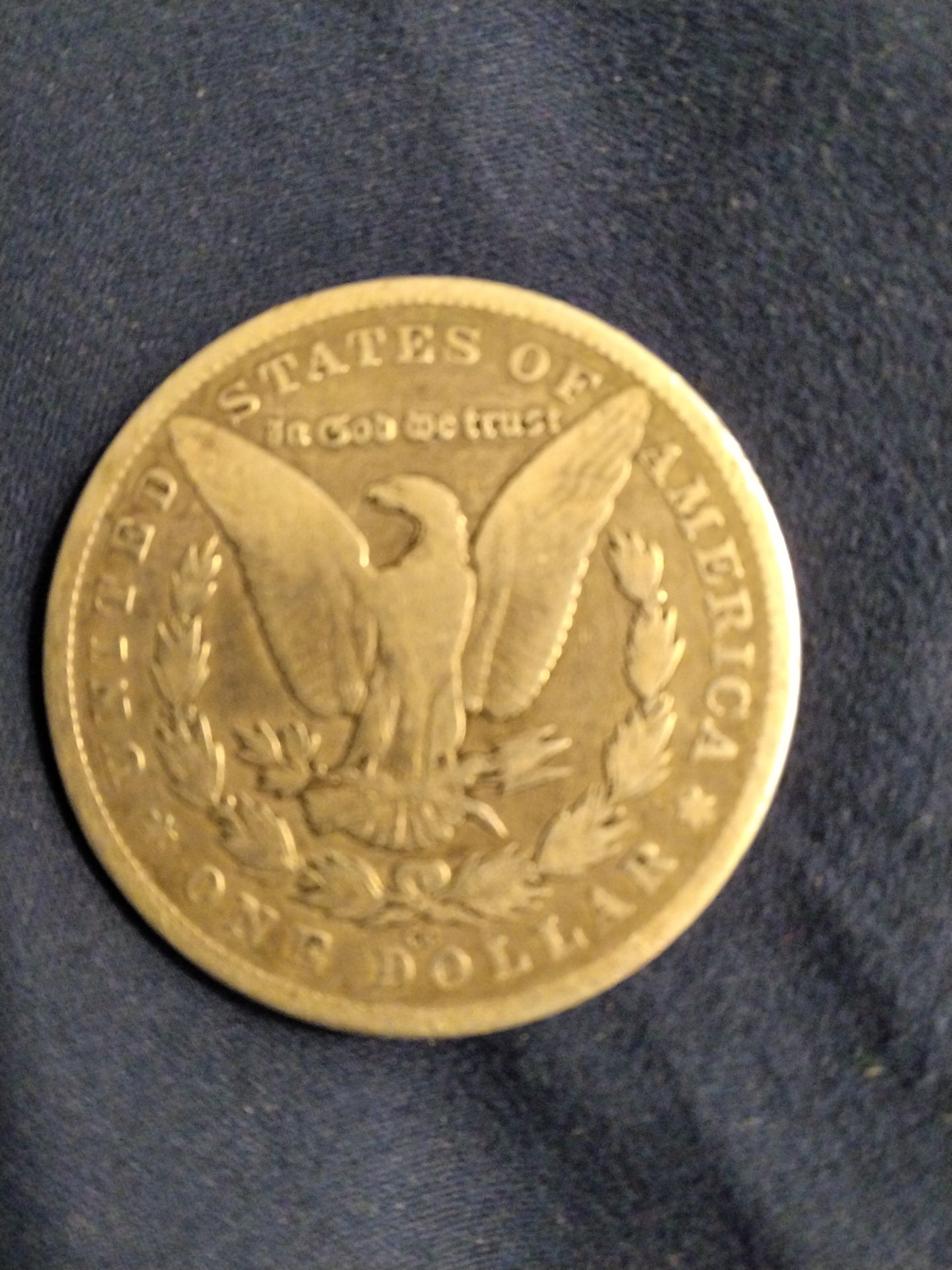 1881 cc Morgan silver dollar