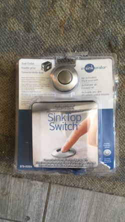 Garbage disposal air switch