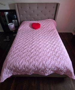 Full Size Bed Frame with Mattress