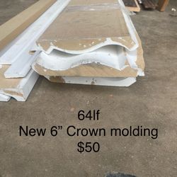 New 6 Inch Crown Molding 64 Lineal Feet $50