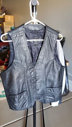 Leather vest