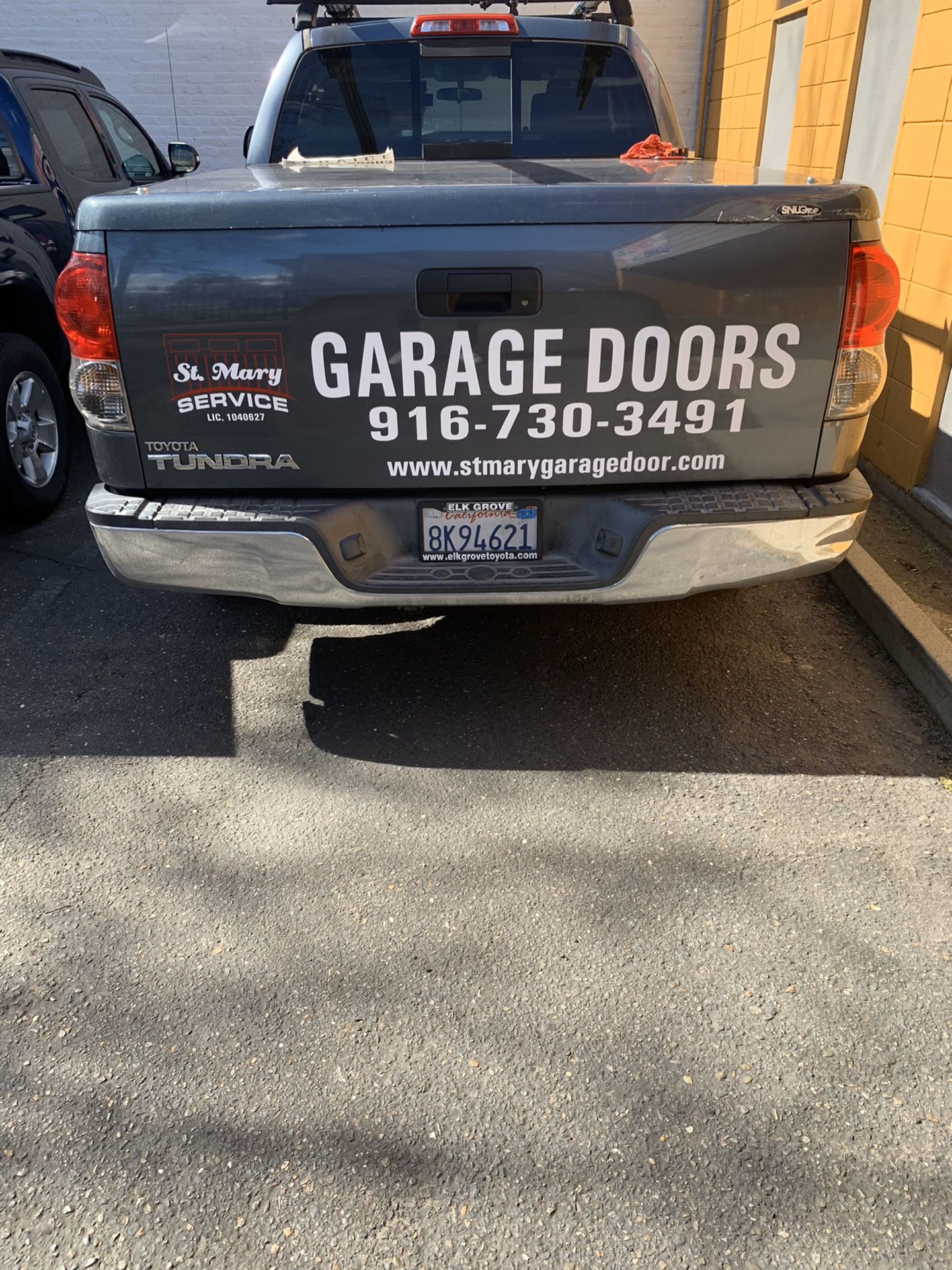 All parts for garage door and opener