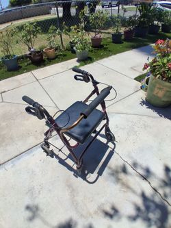 ADUL WALKING CHAIR WITH SEAT