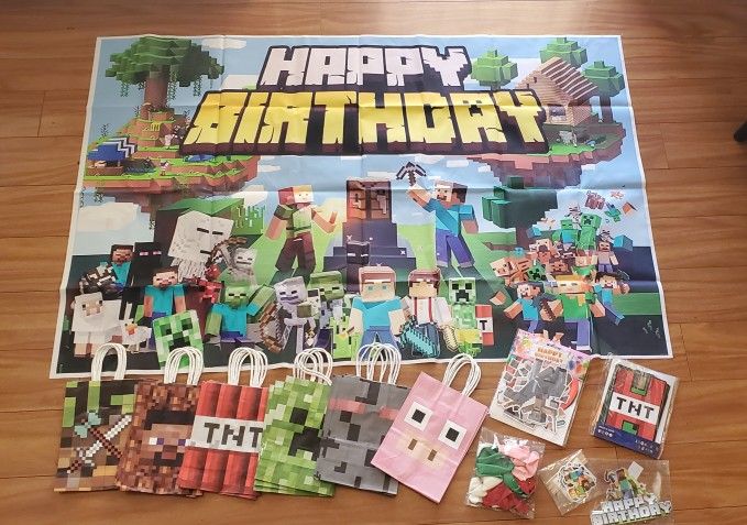 Minecraft Birthday Party Supplies