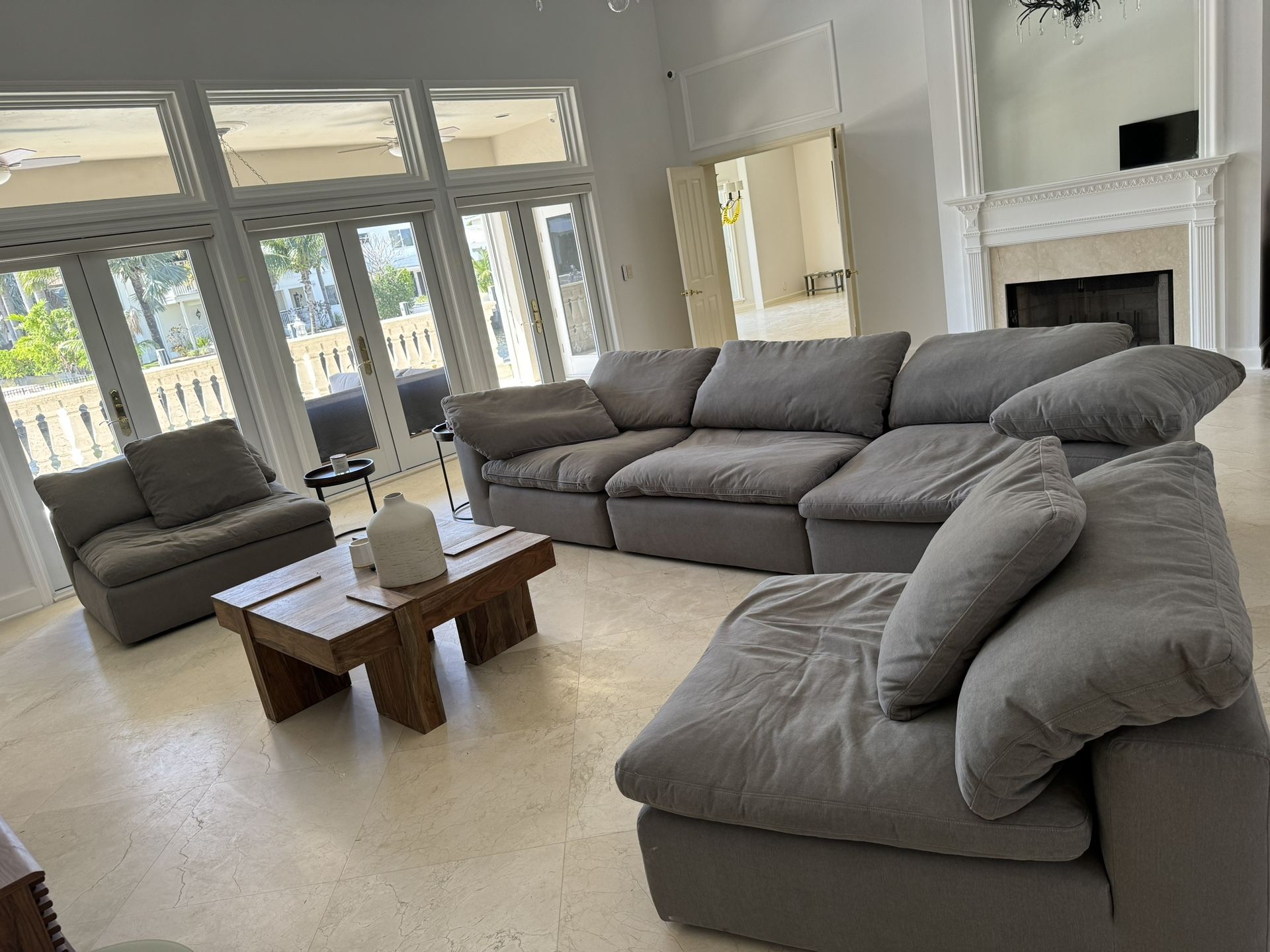 Modern Gray Couch
