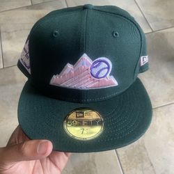 Rockies Fitted Hat Size 7 1/2